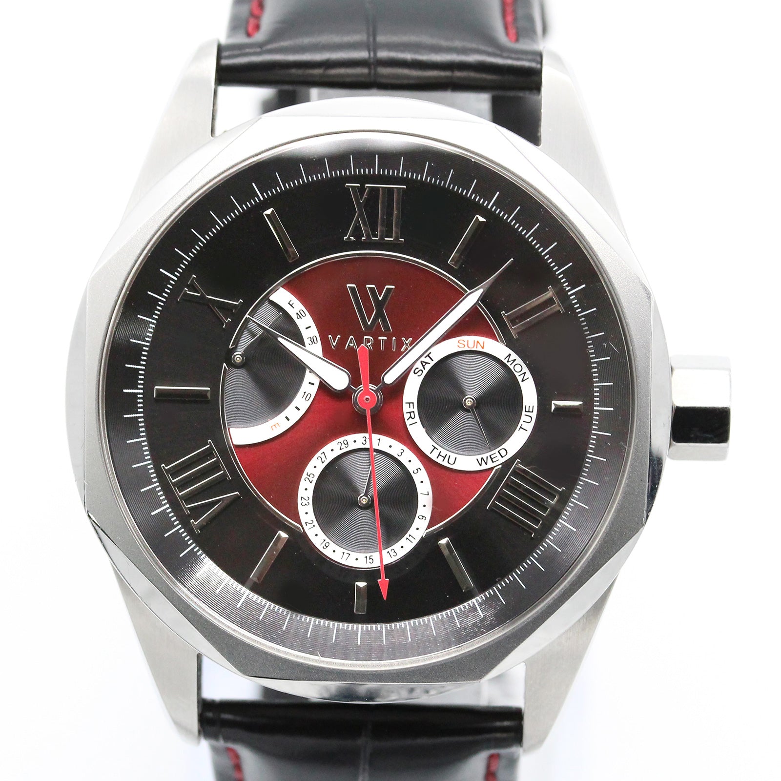 【美品】ヴァティックス　デイデイト パワーリザーブ PR02　腕時計　メンズ　自動巻き　箱・保　A04980