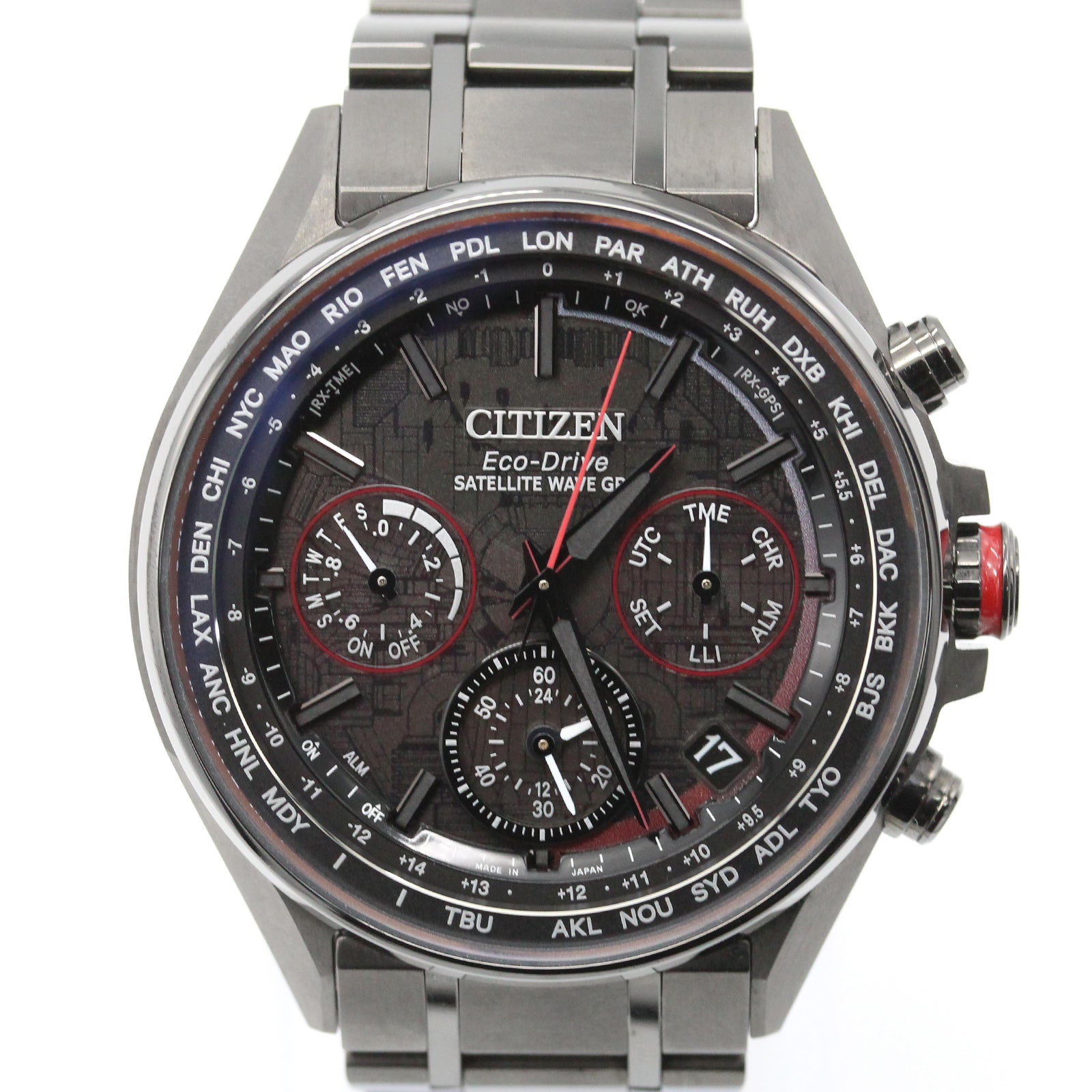 【美品】シチズン　アテッサ 　 スター・ウォーズ限定モデル 腕時計 ソーラー メンズ　CC4006-61E「ダース・ベイダーモデル」A05085