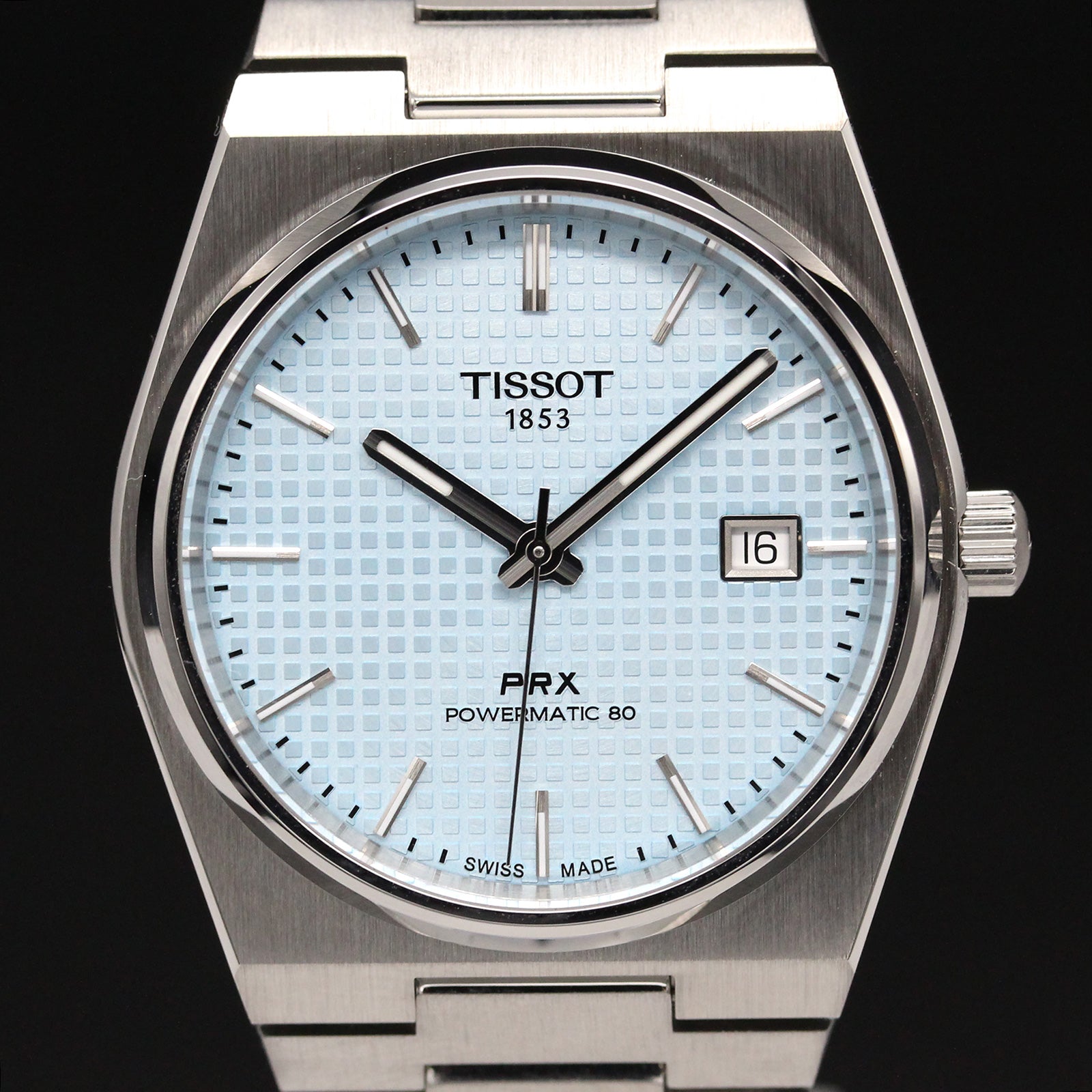 【未使用保管品】ティソ　パワーマティック80 T137407A　 腕時計　メンズ　自動巻き　アイスブルー　A04633