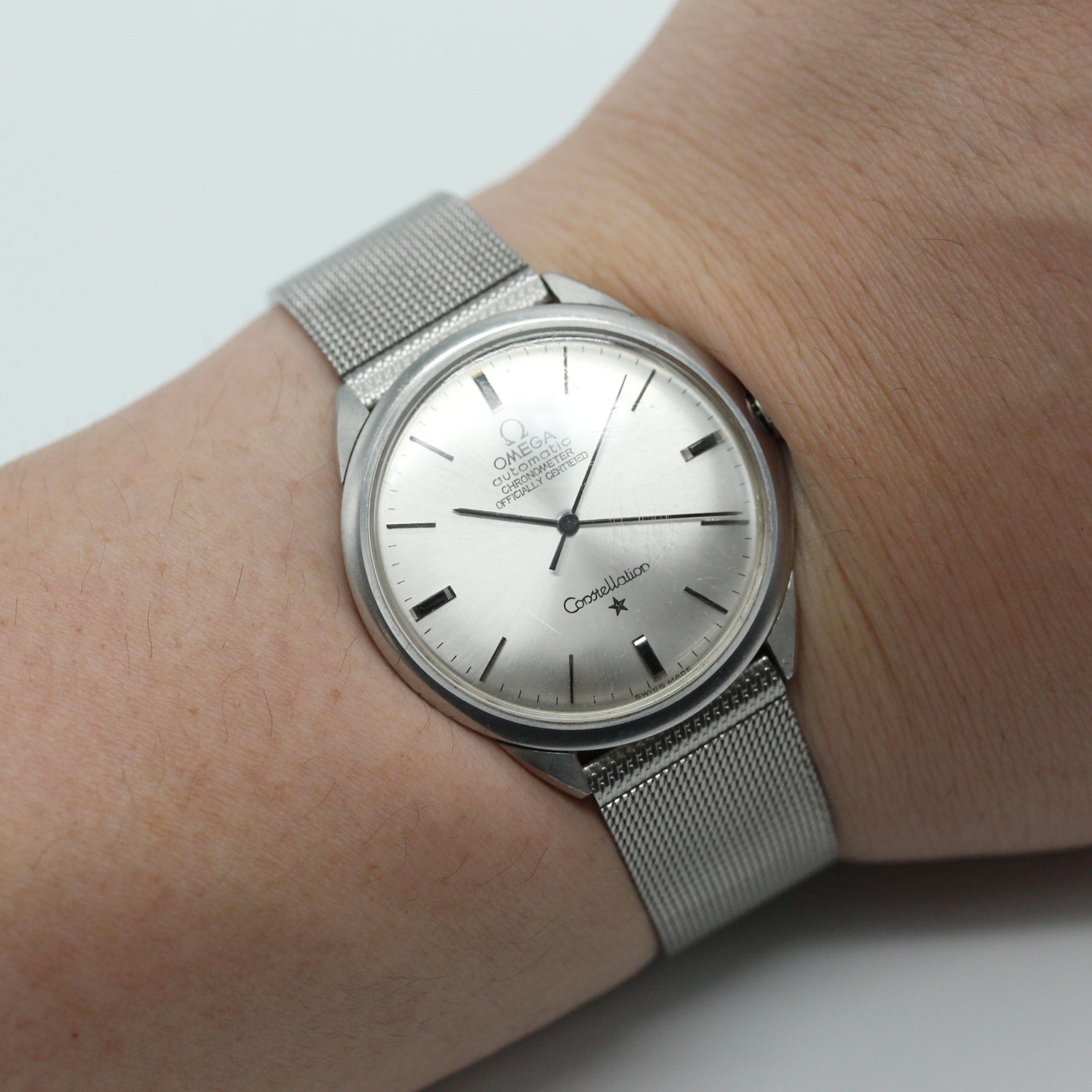 【ヴィンテージ】オメガ　コンステレーション　腕時計　自動巻き　A04224約34mm
